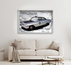 1964 Ford Galaxie North Carolina State Highway Patrol 24×36 or 11×17 In Poster