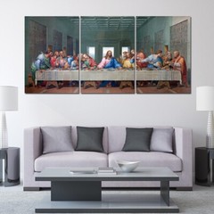 The Last Supper 3 Pieces Canvas Print Wall Art Poster Home Decoration