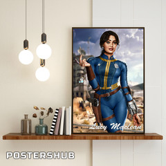Fallout 4 Lucy MacLean Premium Poster Gaming Fan Gift