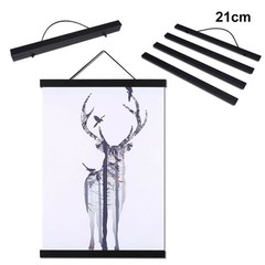 21/31/41/51 Cm Poster Frames Pine Hanging Scrolls Wall Art Poster Hangers New
