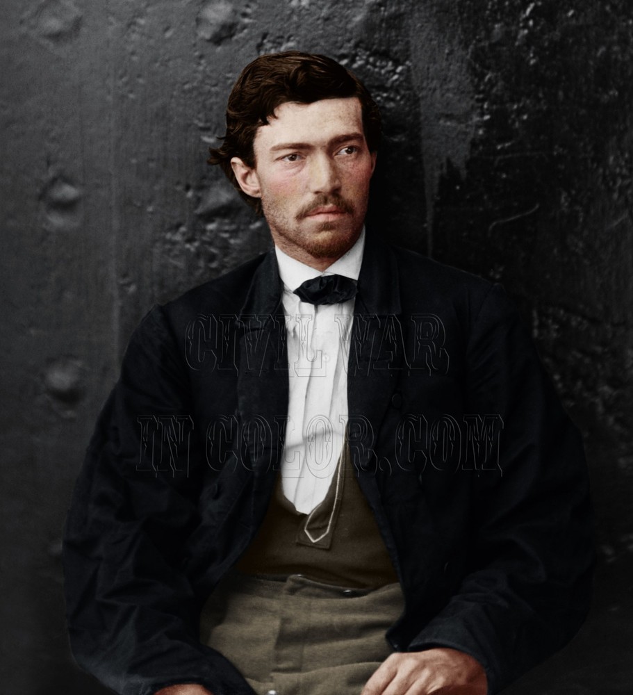 Samuel Arnold Conspirator Assassination Color Tinted Photo Civil War 04213