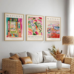 Henri Matisse Wall Art Prints Set of 3 Matisse Wall Decor Aesthetic Canvas Poste