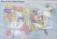 Wall Map Of The United States USA Road Travel Maps City Name US Poster 40″ x 28