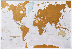 Scratch The World Travel Map – Scratch Off World Map Poster – X-Large 23 x 33