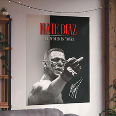 Nate Diaz Scarface Poster, UFC Poster, MMA Poster, Fighter Motivation