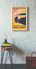 MARSEILLE VINTAGE STYLE PRINT/POSTER QUALITY PHOTO PAPER/CANVAS T267