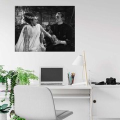 63191 Bride of Frankenstein Retro Wall Decor Print Poster