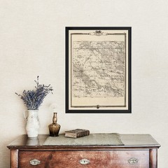 Old Map of Jones County, IA 1875 – Vintage Iowa Art