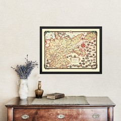 Old Map of Germany 1935 – Vintage Germany Art Wall Decor