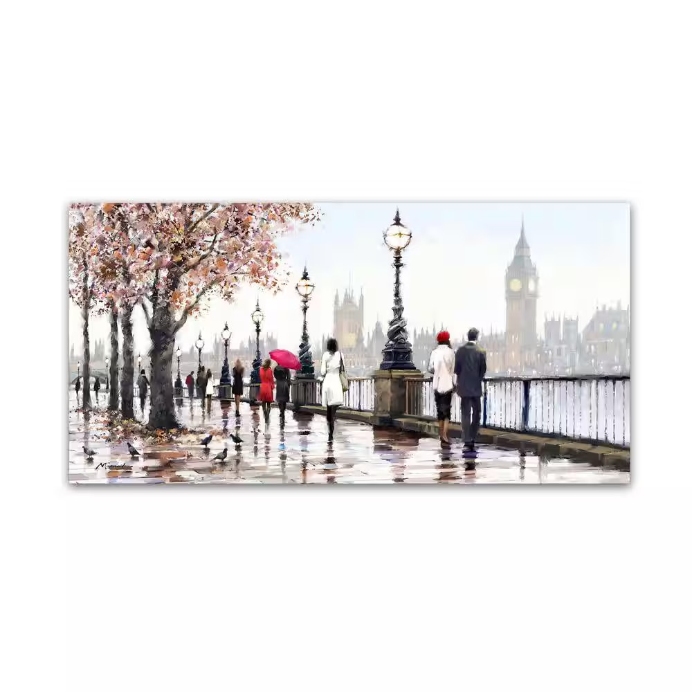 24 In. X 47 In. «Thames View» by the Macneil Studio Printed Canvas Wall Art