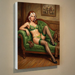 Rogue X-Men Canvas Print 12×16 – Vintage-Style Retro Pin-Up Wall Art Decor