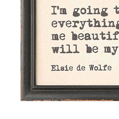 4 Piece Framed Typography Inspirational Quotes Poster 6 In. H X 9 In.