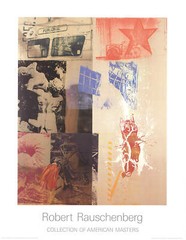 ROBERT RAUSCHENBERG Favor Rites 35.5″ x 27.5″ Poster 1999 Pop Art Multicolor, Bl