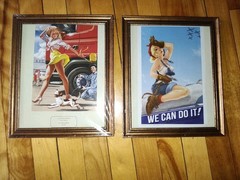 2 Framed Prints – «Nice & Firm» Valery Barykin & «Rosie Blond» Ben Tan. 8″ x 10″