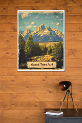 GRAND TETON NATIONAL PARK ART WALL POSTER/PRINT 8 OPTIONS FREE SHIPPING n80