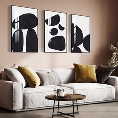 Abstract Wall Art Prints, Framed Wall Art for Living Room, Bedroom, Dining Ro…