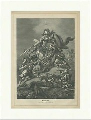 Germania 1870 Painting Jenny Triumph Soldiers Sword Woodblock E 23762