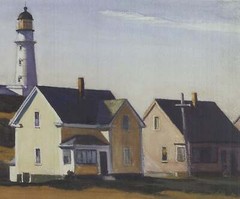 EDWARD HOPPER Lighthouse Village 17″ x 17.75″ Offset Lithograph 2009 Realism