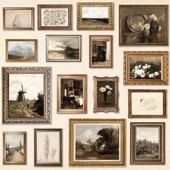 97 Decor Antique Wall Decor – 16 Pcs Vintage Wall Art Prints, Antique Picture…