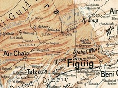 Old Map of Morocco Le Maroc 1925 Vintage Map | Wall Map Print Unframed or Framed