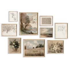 Vintage Wall Art Decor Rustic Wall Decor Aesthetic Farmhouse Wall Pictures Va…