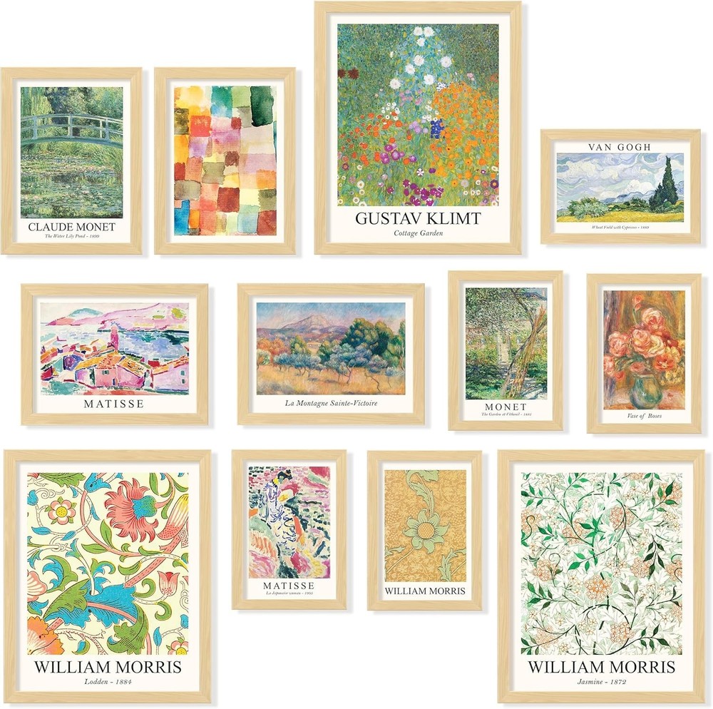 Vintage Eclectic Wall Art Prints Artsy Maximalist Decor Gallery Wall Prints