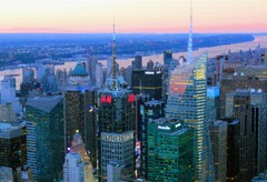 New York City Skyline Digital Art Print 13″ x 19″