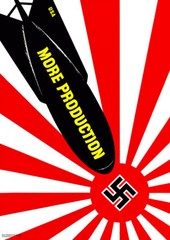 More Production – Japanese – Nazi – 1942 – World War II – Propaganda Poster