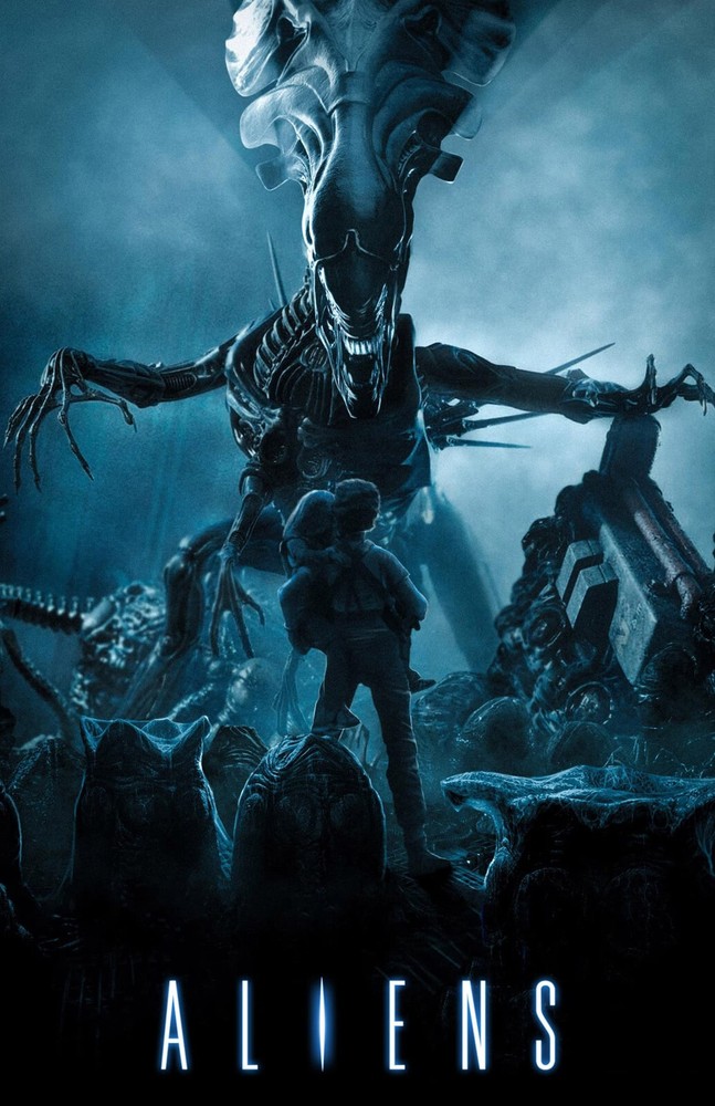 AA0226 Aliens Film By James Cameron 1986 Scene Movie Poster 11×17