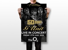 G Unit 50 Cents Art Wall Indoor Room Outdoor – POSTER 20×30