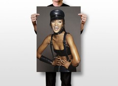 Naomi British Woman Model Beauty Girl Wall Art Home Decor – POSTER 20×30