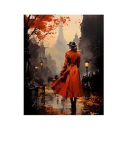 16×20 City Street Cityscape Canvas Print Wall Art