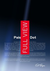 Pale Blue Dot poster, NASA Voyager 1 with Carl Sagan — Space poster, science art