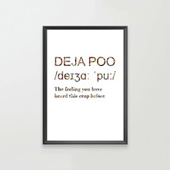 Bathroom Toilet Wall Art Happy Floral Text Funny Prints Picture Posters Quotes