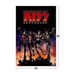 Kiss Destroyer Album Cover Heavy Metal 1970s Retro Vintage Poster 16×24