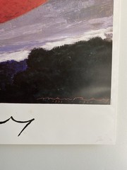 Man Ray Lips Poster Artpost Fotofolio Editions 1988 52.5″ X 25″