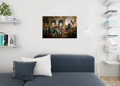 Scene At Signing Of The Constitution Howard Chandler Christy Print Poster 36×24