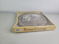 NEW Billy Jacobs Wall Clock STONE COTTAGE Country Farmhouse 13″ Round