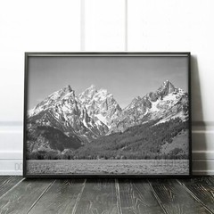 Ansel Adams Grand Teton National Park Premium Art Print