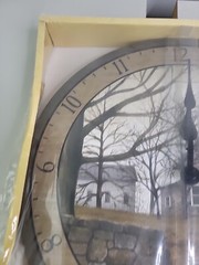 NEW Billy Jacobs Wall Clock STONE COTTAGE Country Farmhouse 13″ Round