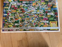 Vintage Northeast Minneapolis Minnesota MN Map Poster 1986-87 Business Store