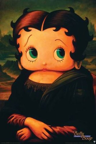Poster Studio B – Betty Boop Mona Lisa Leonardo da Vinci 24×36″ Art NEW N241193