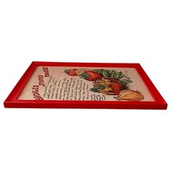 Chef Alfredo Tomatoes Art Print Recipe Framed Picture Broiled Stuffed Signed MCM