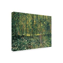 Wrapped Canvas Wall Art – Vincent Van Gogh ‘Trees And Undergrowth, 1887’ Wall…