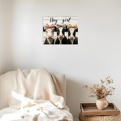 Farmhouse Cow Pictures Farmhouse Wall Decor Cow Wall Art Funny Cows Gifts Rus…