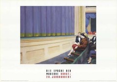 EDWARD HOPPER First Row Orchestra 27.5″ x 39.5″ Offset Lithograph 1997 Realism