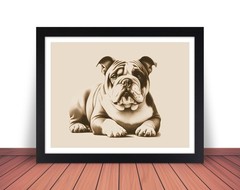 BULLDOG Dog Photo Picture Pet Print in 8×10, 8.5×11 or 11×14 WB3s