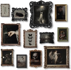 97 Decor Dark Academia Decor – Victorian Gothic Wall Art Prints, Dark Moody Aest