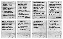 Banksy Wall Decor – Urban Graffiti Stencil Street Art Prints- Political Quotes