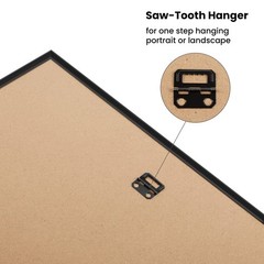 upsimples 12×16 Picture Frame Black 3 Pack, Scratch-Proof Poster 12×16,